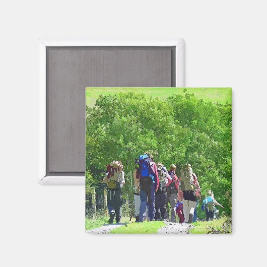 WANDERN MAGNET (Vorderseite/Rückseite)