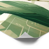 Wandern Maze Poster - Spaß und Herausforderung Maz (Ecke)