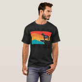 Wandern mehr Sorgen weniger Beauceron Grafik Wande T-Shirt (Vorne ganz)