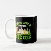 Wandern mit einem Ziel Disc Golf Kaffeetasse (Links)