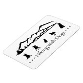 Wandern mit Hunden Flex Magnet (Linke Seite)