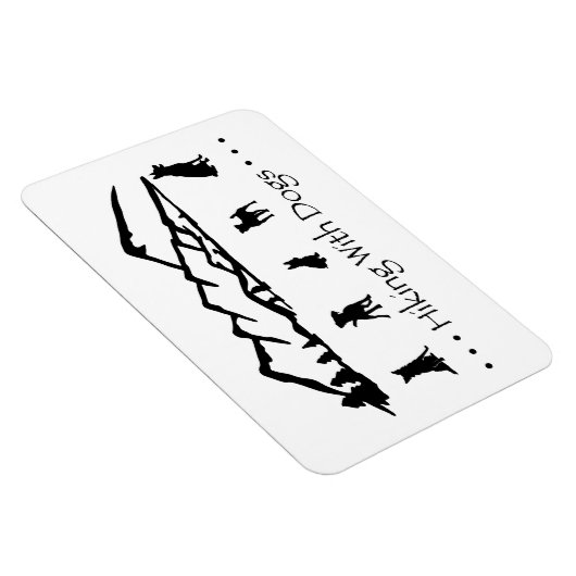 Wandern mit Hunden Flex Magnet (Rechte Seite)