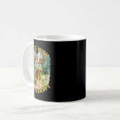 Wandern mit meinem Lab - Lustiger Labrador Retriev Kaffeetasse (Vorderseite Links)