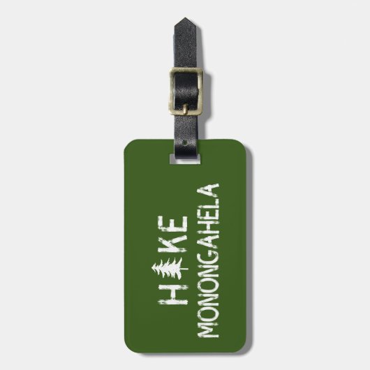 Wandern Monongahela West Virginia Tree Gepäckanhänger (Vorderseite vertikal)