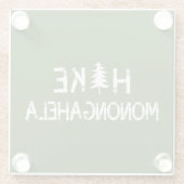 Wandern Monongahela West Virginia Tree Glasuntersetzer (Rückseite)