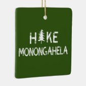 Wandern Monongahela West Virginia Tree Keramikornament (Rechts)
