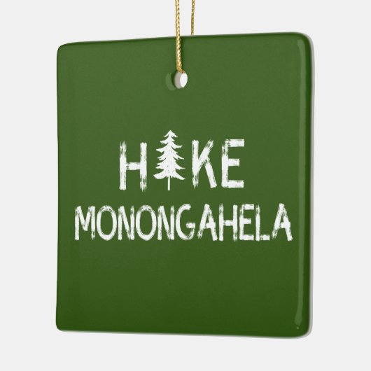 Wandern Monongahela West Virginia Tree Keramikornament (Links)