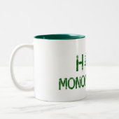 Wandern Monongahela West Virginia Tree Zweifarbige Tasse (Links)