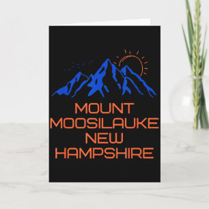Wandern Mount Moosilauke New Hampshire Bergbekleid Karte