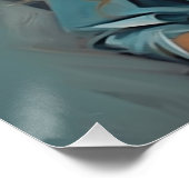 Wandern nach Westen: Cowgirl Wall Art Poster (Ecke)