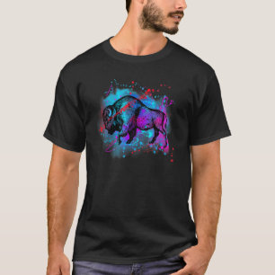 Wandern Nationalpark Buffalo Outdoor Bison T-Shirt