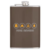 Wandern Nevada Flachmann (Vorderseite)