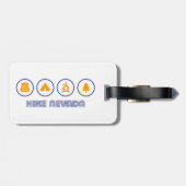 Wandern Nevada Gepäckanhänger (Rückseite horizontal)