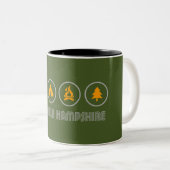 Wandern New Hampshire Zweifarbige Tasse (VorderseiteRechts)