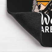 Wandern nicht alle, die wandern sind verloren mousepad (Ecke)