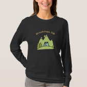 Wandern oder Mountainbiken Klettern Camping & Co T-Shirt (Vorderseite)
