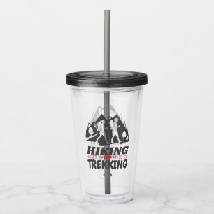 Wandern oder Trekking Acryltrinkbecher