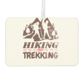 Wandern oder Trekking Autolufterfrischer (Rückseite)