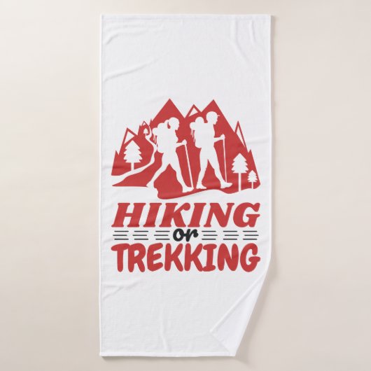 Wandern oder Trekking Badehandtuch (Badehandtuch)