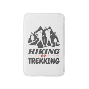 Wandern oder Trekking Badematte