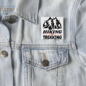 Wandern oder Trekking Button (Beispiel)