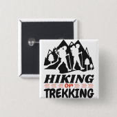 Wandern oder Trekking Button (Vorne & Hinten)