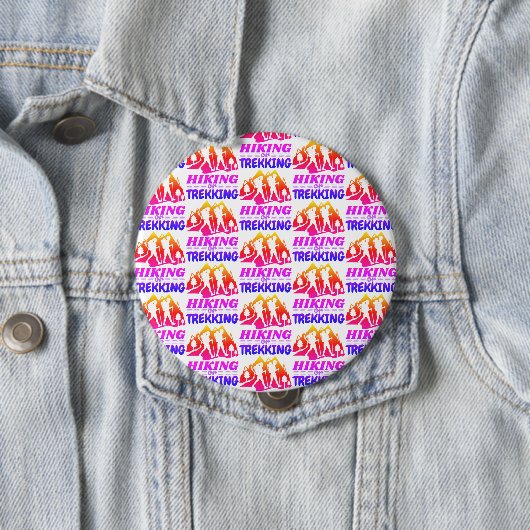 Wandern oder Trekking Button (Beispiel)