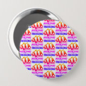 Wandern oder Trekking Button (Vorne & Hinten)
