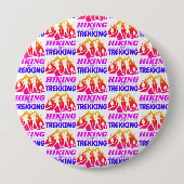 Wandern oder Trekking Button (Vorderseite)
