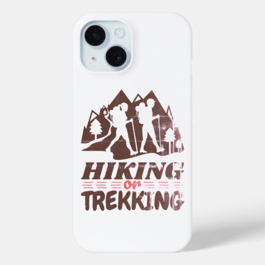 Wandern oder Trekking Case-Mate iPhone Hülle (Rückseite)