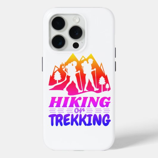 Wandern oder Trekking Case-Mate iPhone Hülle (Rückseite)