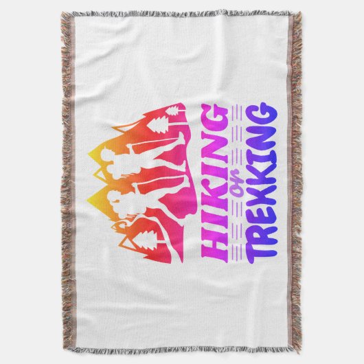 Wandern oder Trekking Decke (Vorderseite Vertikal)