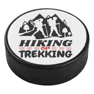 Wandern oder Trekking Eishockey Puck