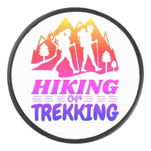 Wandern oder Trekking Eishockey Puck (Vorderseite)