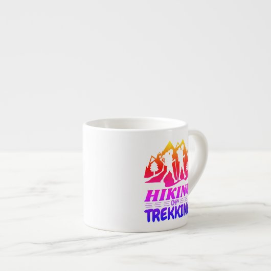 Wandern oder Trekking Espressotasse (Vorderseite Rechts)