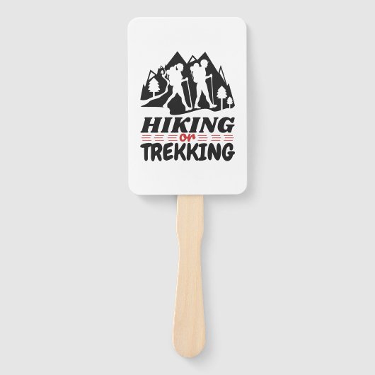 Wandern oder Trekking Fächer (Vorderseite)