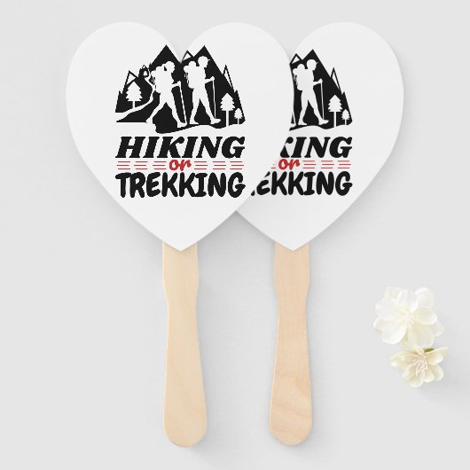 Wandern oder Trekking Fächer (Vorne und Hinten)