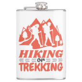 Wandern oder Trekking Flachmann (Vorderseite)