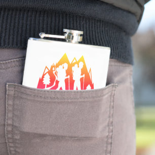 Wandern oder Trekking Flachmann