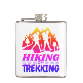 Wandern oder Trekking Flachmann (Vorderseite)