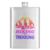 Wandern oder Trekking Flachmann (Vorderseite)