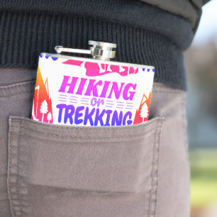 Wandern oder Trekking Flachmann