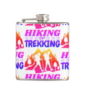 Wandern oder Trekking Flachmann (Vorderseite)