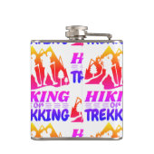 Wandern oder Trekking Flachmann (Rückseite)