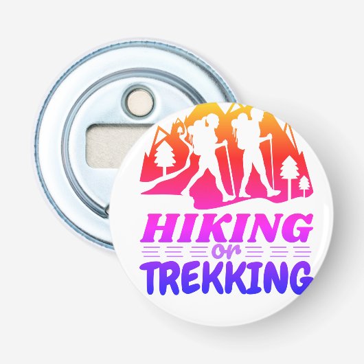 Wandern oder Trekking Flaschenöffner (Vorderseite)