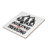 Wandern oder Trekking Fliese (Seite)