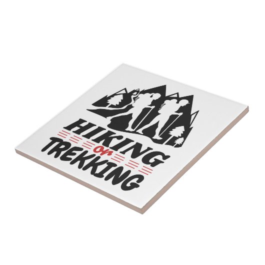 Wandern oder Trekking Fliese (Seite)