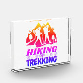 Wandern oder Trekking Fotoblock (Links)