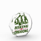 Wandern oder Trekking Fotoblock (Links)