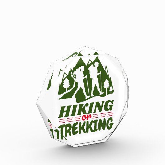 Wandern oder Trekking Fotoblock (Links)